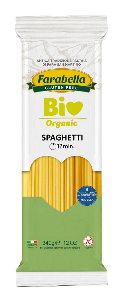 FARABELLA BIO SPAGHETTI MAIS-RISO 340 G - Metafarm