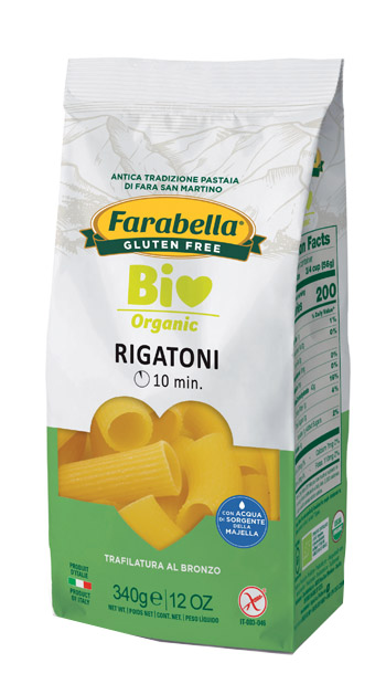 FARABELLA BIO RIGATONI MAIS-RISO 340 G - Metafarm