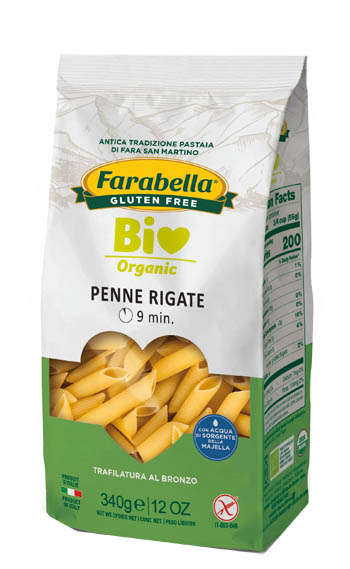 FARABELLA BIO PENNE RIGATE MAIS-RISO 340 G - Metafarm