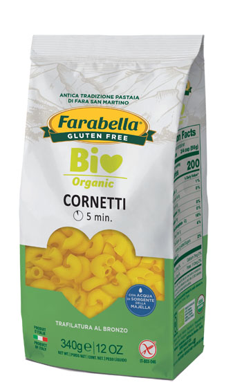FARABELLA BIO CORNETTI MAIS-RISO 340 G - Metafarm