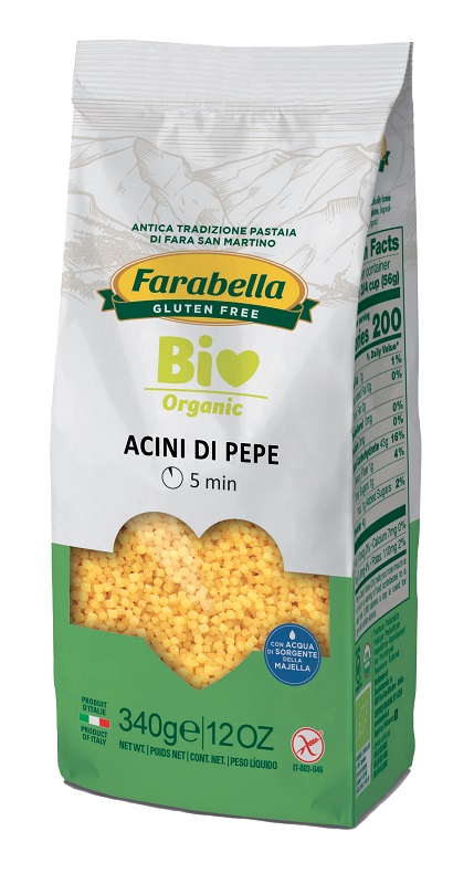 FARABELLA BIO ACINI DI PEPE MAIS-RISO 340 G - Metafarm