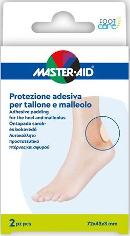 PROTEZIONE TALLONE/MALLEOLO MASTER-AID FOOTCARE 2 PEZZI A7 - Metafarm