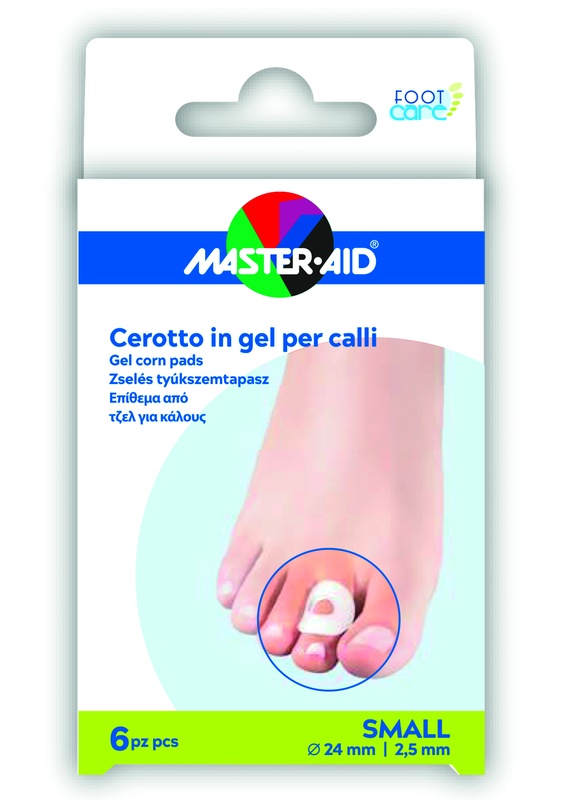 CEROTTO PROTEZIONE CALLI MASTER-AID FOOTCARE IN GEL SMALL 6 PEZZI B10 - Metafarm