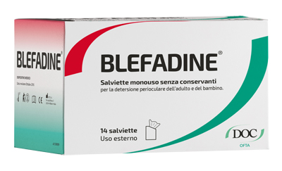 BLEFADINE 14 SALVIETTE MONOUSO PER DETERSIONE PERIOCULARE - Metafarm