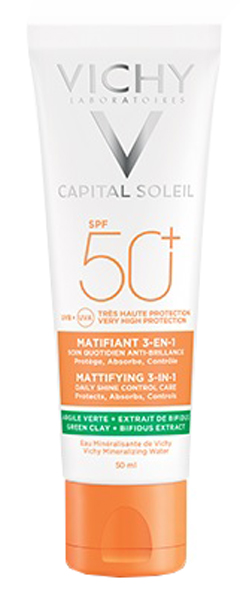 CAPITAL SOLEIL ANTI ACNE PURIFICANTE SPF 50+ 50 ML - Metafarm