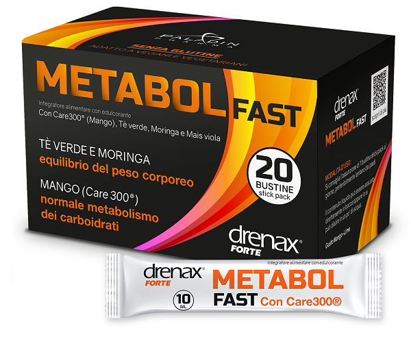 DRENAX METABOL FAST 20 STICK PACK - Metafarm