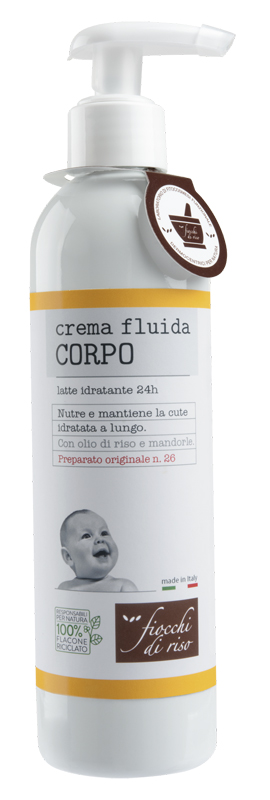 FIOCCHI DI RISO CREMA FLUIDA CORPO IDRATANTE 240 ML - Metafarm