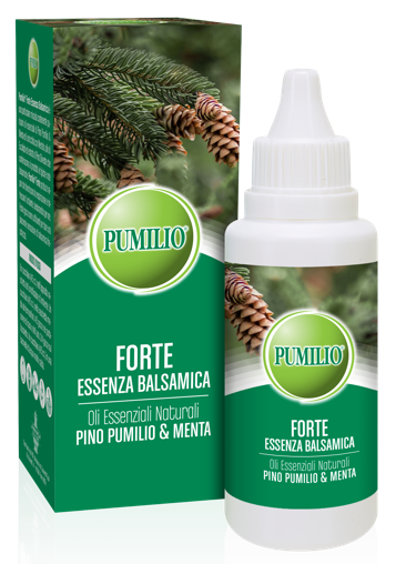 PUMILIO FORTE ESSENZA BALSAMICA OLI ESSENZIALI NATURALI PINO PUMILIO & MENTA 40 ML - Metafarm