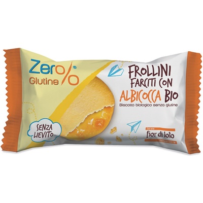 ZER%GLUTINE FROLLINI FARCITI CON ALBICOCCA 70 G - Metafarm