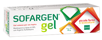 MEDICAZIONE IN GEL SOFARGEN TUBO 25 G - Metafarm