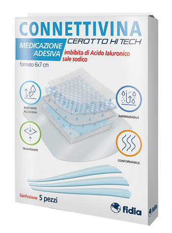 CEROTTO CONNETTIVINA HITECH 6 X 7 CM 5 PEZZI - Metafarm