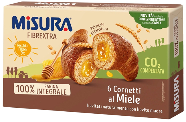 MISURA CORNETTI FIBRE EXTRA MIELE 6 PEZZI - Metafarm