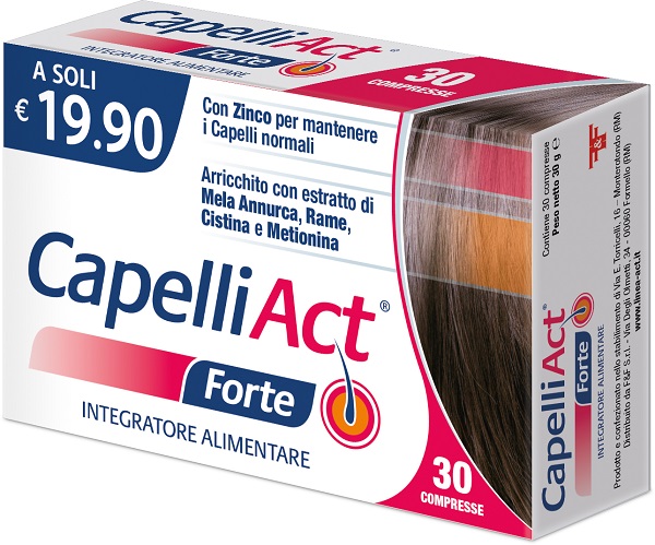 CAPELLI ACT FORTE 30 COMPRESSE - Metafarm