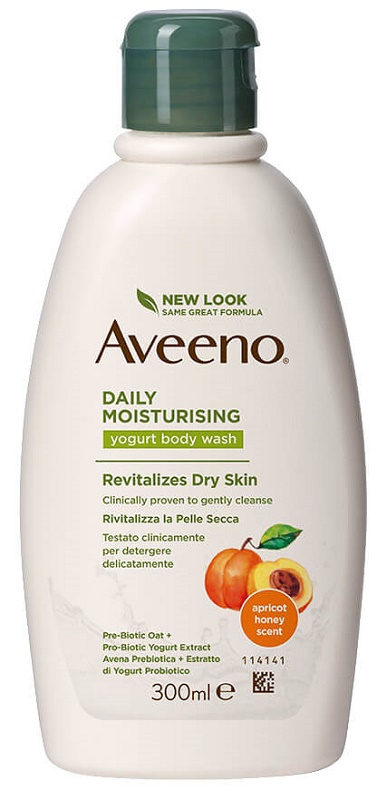 AVEENO BAGNO DOCCIA YOGURT ALBICOCCA & MIELE 300 ML - Metafarm