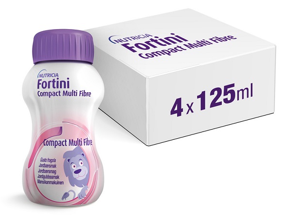 FORTINI COMPACT MULTI FIBRE FRAGOLA 4 PEZZI 125 G - Metafarm