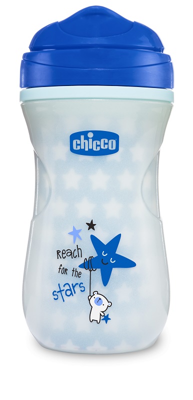 CHICCO TAZZA GLOWING 14M+ AZZURRA - Metafarm
