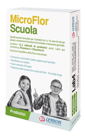 MICROFLOR SCUOLA 30 CAPSULE MASTICABILI - Metafarm