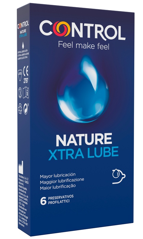 PROFILATTICO CONTROL NATURE 2,0 XTRA LUBE 6 PEZZI - Metafarm