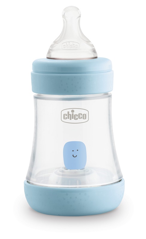 CHICCO BIBERON PERFECT 5 BOY 150 ML IN SILICONE 1 FORO - Metafarm
