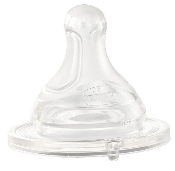 CHICCO TETTARELLA PERFECT 5 4M IN SILICONE 3 FORI 2 PEZZI - Metafarm