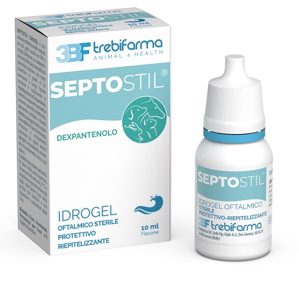 SEPTOSTIL SOLUZIONE OFTALMICA IDRATANTE EPITELIO PROTETTIVA LENITIVA LUBRIFICANTE PER CANI E GATTI 10 ML - Metafarm