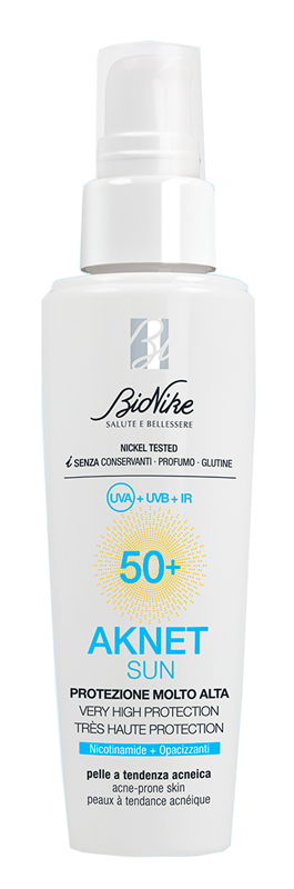 AKNET SUN PROTEZIONE MOLTO ALTA SPF50+ 50 ML - Metafarm