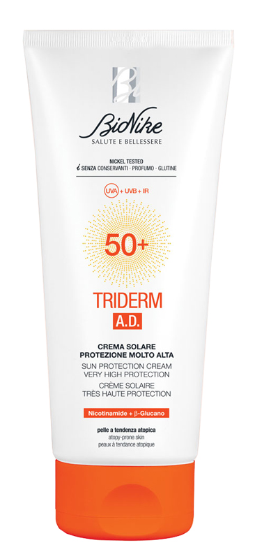 TRIDERM AD CREMA SOLARE SPF50+ 200 ML - Metafarm