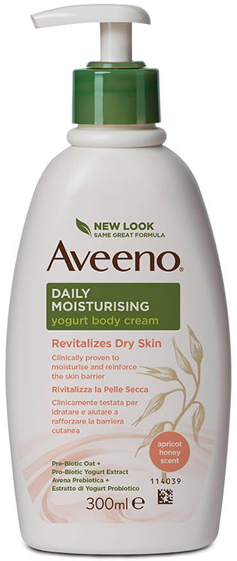 AVEENO CREMA CORPO YOGURT ALBICOCCA&MIELE 300 ML - Metafarm