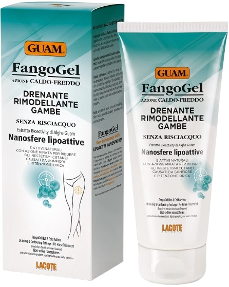 GUAM FANGOGEL DRENANTE RIMODELLANTE GAMBE 200 ML - Metafarm