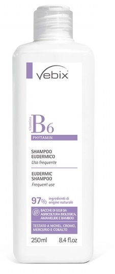 VEBIX PHYTAMIN SHAMPOO USO QUOTIDIANO EUDERMICO 250 ML - Metafarm