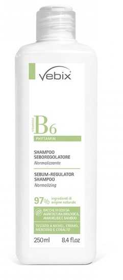 VEBIX PHYTAMIN SHAMPOO SEBOREGOLATORE NORMALIZZANTE 250 ML - Metafarm