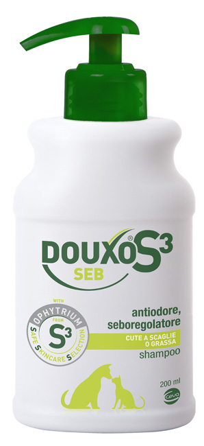 DOUXO S3 SEB SHAMPOO FLACONE 200 ML - Metafarm