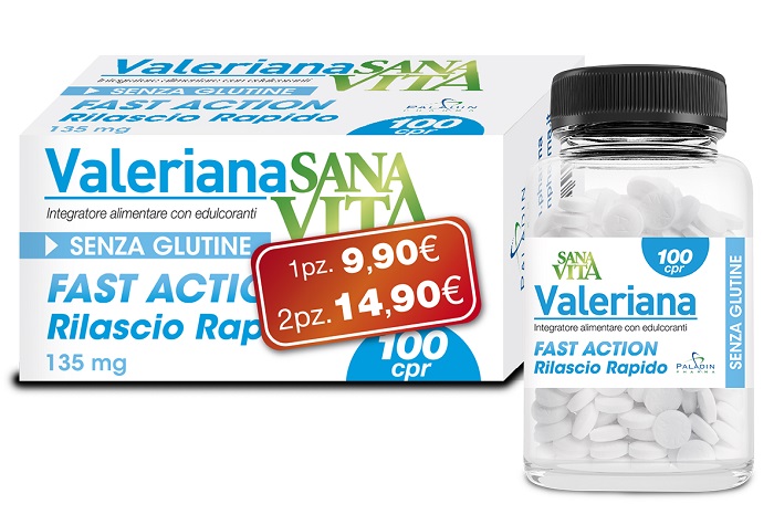 SANAVITA VALERIANA 100 COMPRESSE - Metafarm