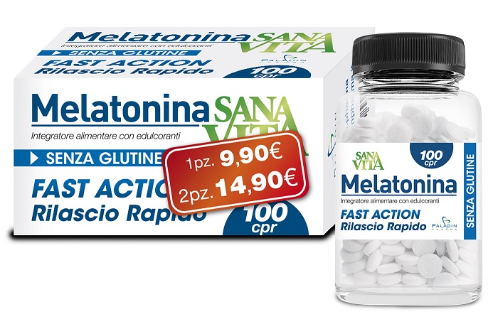 SANAVITA MELATONINA 100 COMPRESSE - Metafarm