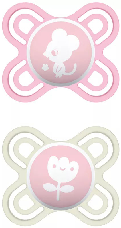 MAM SUCCHIETTO PERFECT START 0-2 MESI SILICONE SINGLE BOX FEMMINA - Metafarm