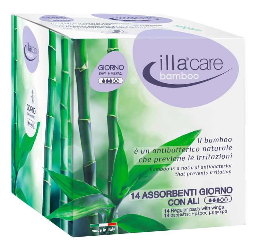 ILLA CARE BAMBOO ASSORBENTE GIORNO 14 PEZZI - Metafarm
