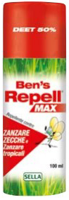 BEN'S REPELLENTE BIOCIDA 50% 100 ML - Metafarm