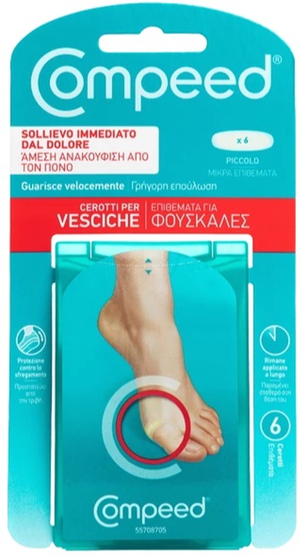 COMPEED CEROTTI PER VESCICHE PICCOLO 6 PEZZI - Metafarm