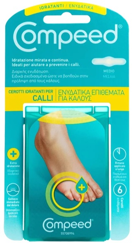 COMPEED CEROTTI PER CALLI IDRATANTI 6 PEZZI - Metafarm