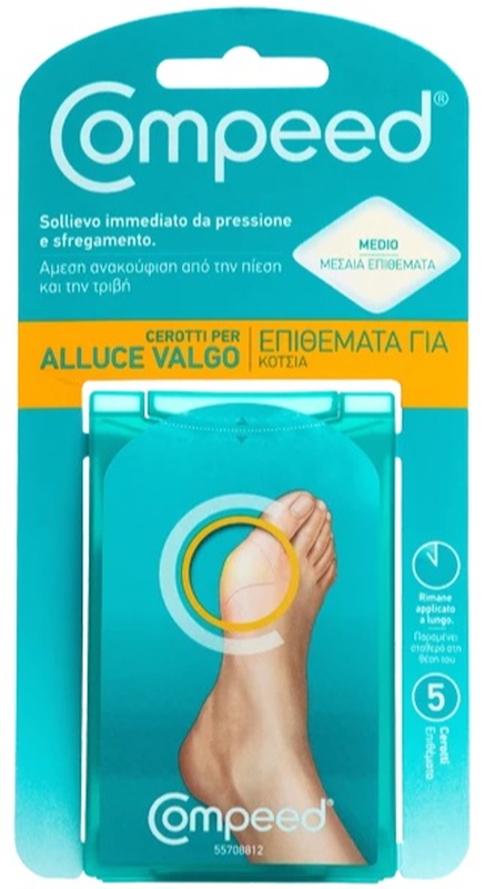 COMPEED CEROTTI PER ALLUCE VALGO 5 PEZZI - Metafarm