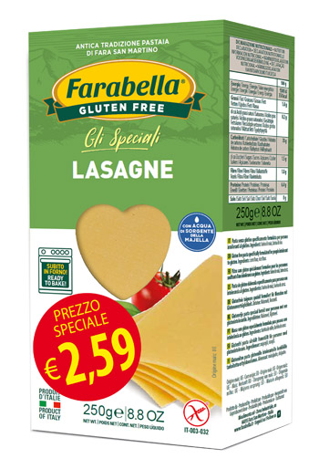 FARABELLA LASAGNA PROMO 250 G X 6 PEZZI - Metafarm