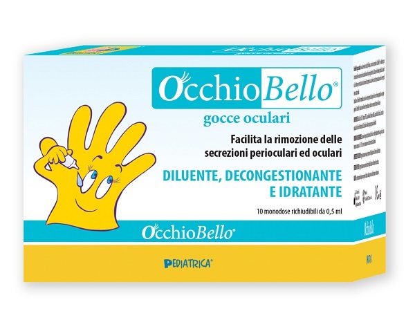 OCCHIOBELLO GOCCE OCULARI 10 FLACONCINI MONODOSE RICHIUDIBILI DA 0,5 ML - Metafarm