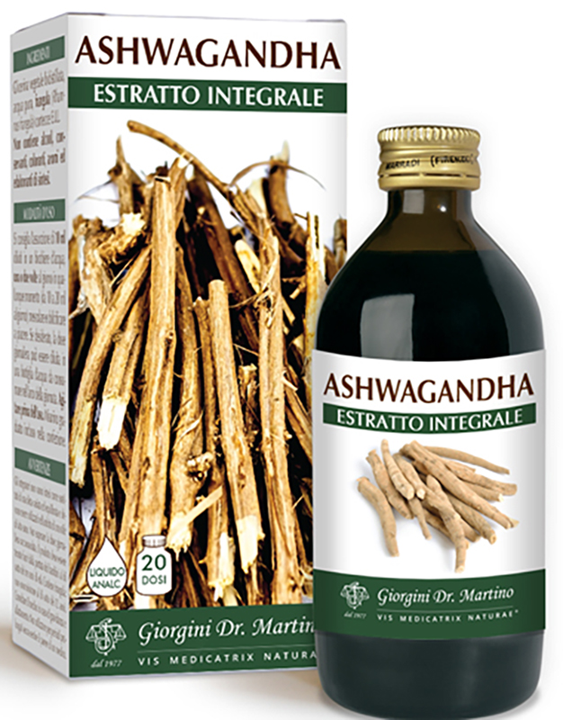 ASHWAGANDHA ESTRATTO INTEGRALE LIQUIDO ANALCOLICO 200 ML - Metafarm