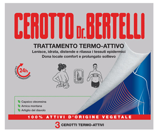 DR BERTELLI CEROTTO TERMO-ATTIVO 3 PEZZI - Metafarm