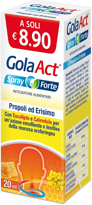 GOLA ACT SPRAY FORTE 20 ML - Metafarm