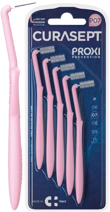 CURASEPT PROXI ANGLE P07 ROSA/PINK 5 PEZZI - Metafarm