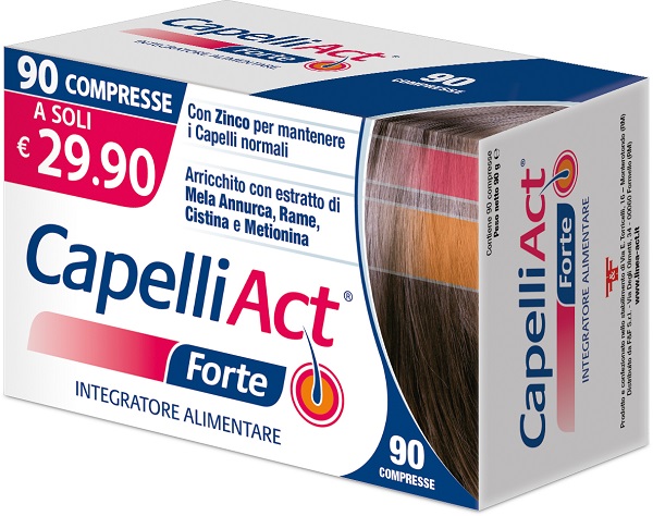 CAPELLI ACT FORTE 90 COMPRESSE - Metafarm
