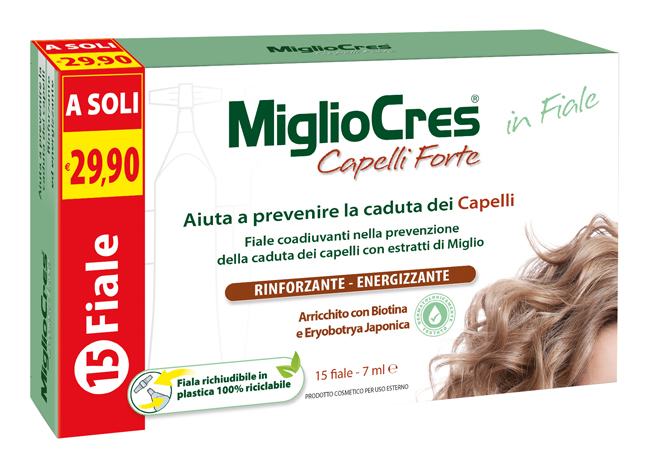 MIGLIOCRES FORTE 15 FIALE TRATTAMENTO DERMOCOSMETICO - Metafarm