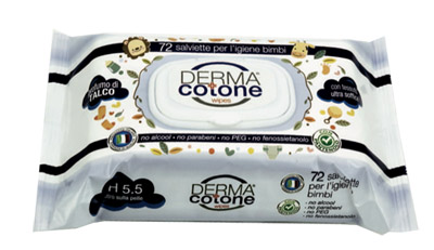 DERMACOTONE SALVIETTINE TALCO 72 PEZZI - Metafarm