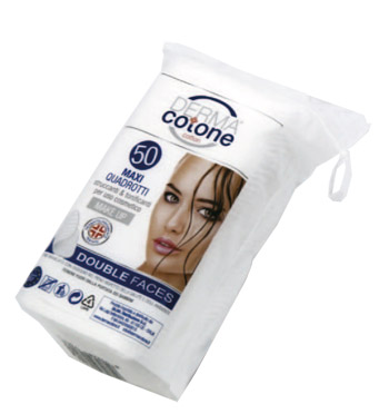 DERMACOTONE QUADROTTI MAXI 50 PEZZI - Metafarm